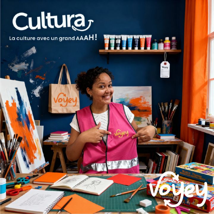 Un agent Voyey dans la campagne Cultura