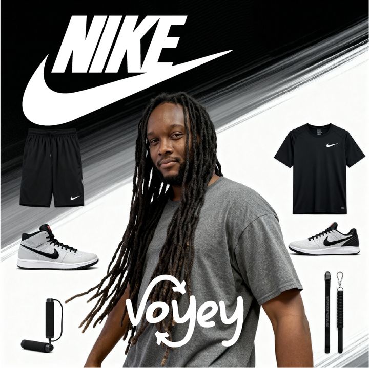 Un agent Voyey dans la campagne Nike