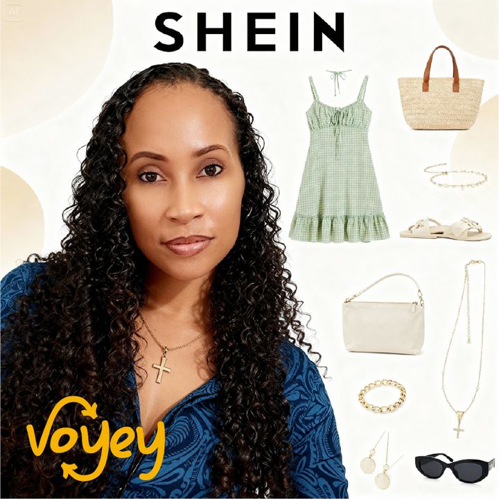 Un agent Voyey dans la campagne SHEIN